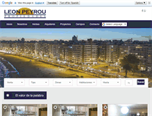 Tablet Screenshot of inmobiliariapeyrou.com